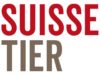 Logo rouge et gris du salon Suisse Tier à Lucerne.